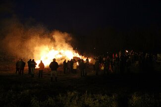 Walpurgisfeuer in Schlettau