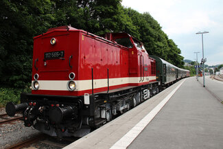 Am Bahnhof Schwarzenberg